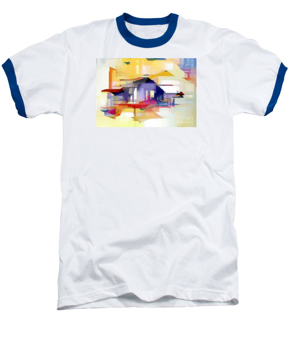 T-shirt de baseball - Abstrait 9207