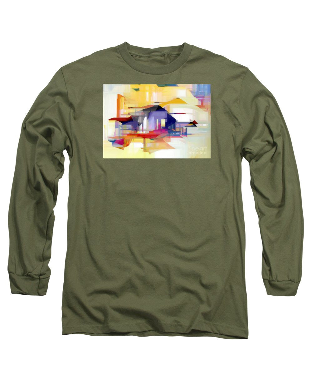 Long Sleeve T-Shirt - Abstract 9207