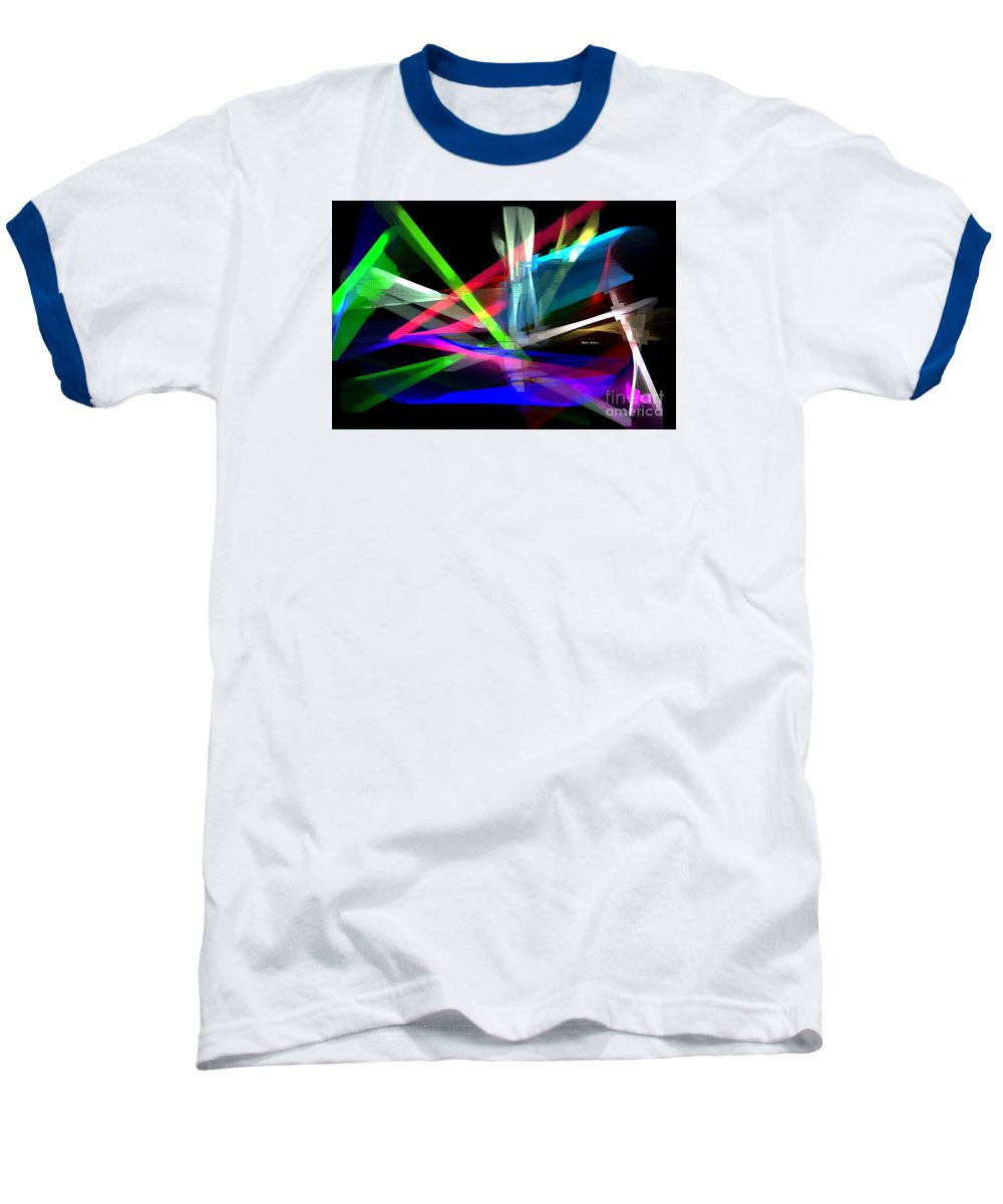 T-shirt de baseball - Abstrait 9483