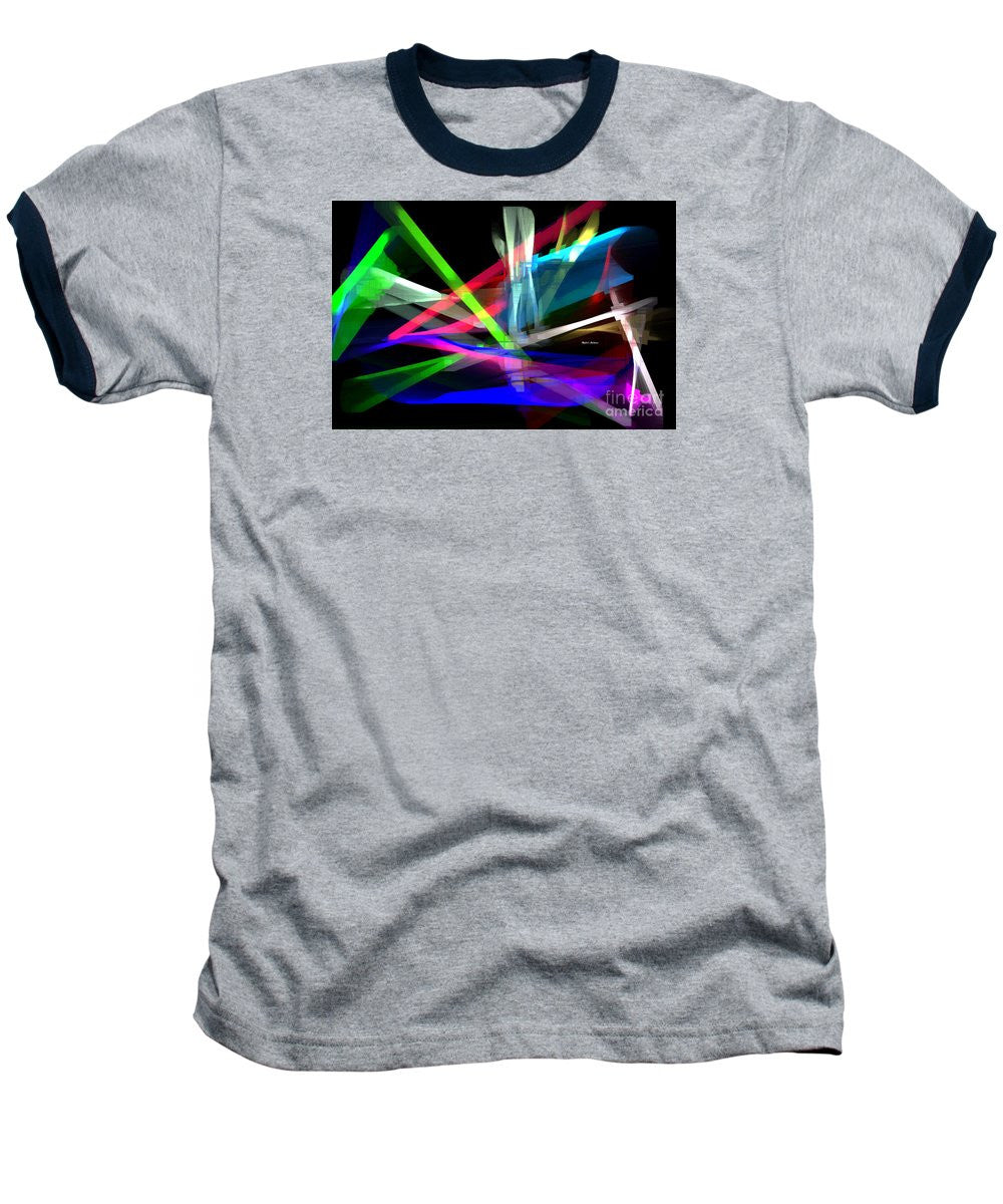 T-shirt de baseball - Abstrait 9483