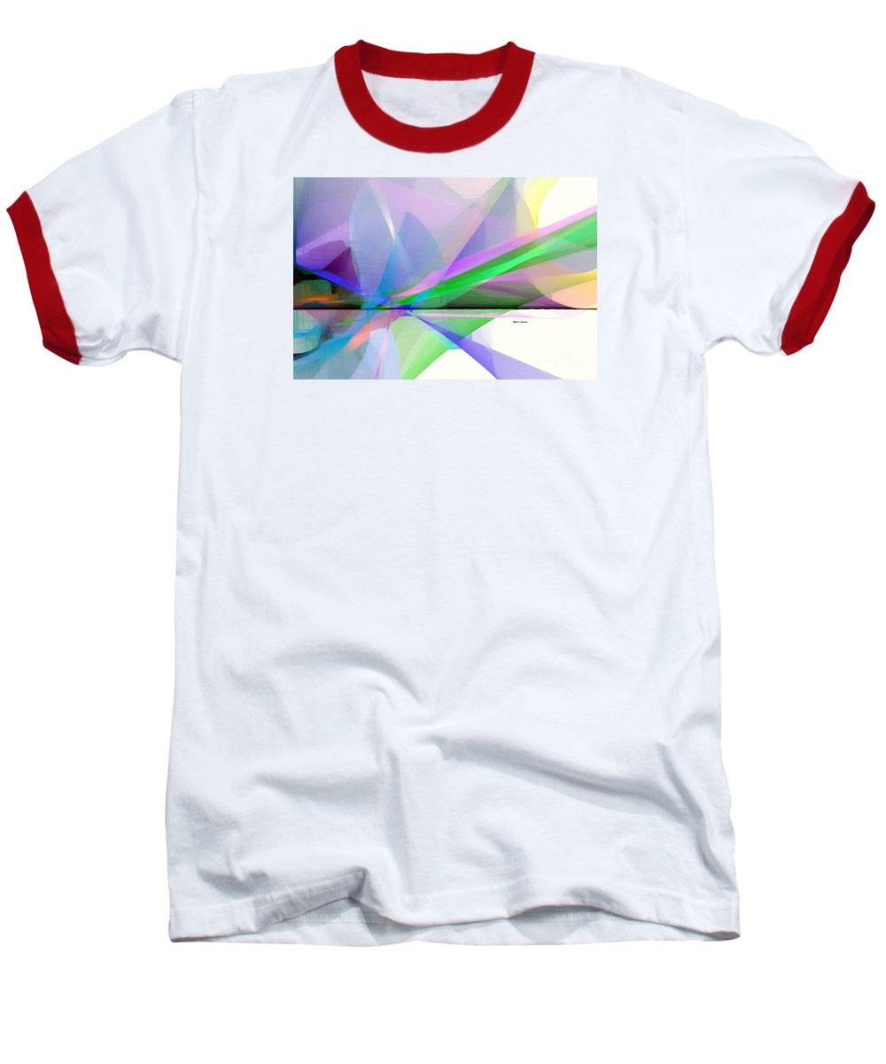 T-shirt de baseball - Abstrait 9497