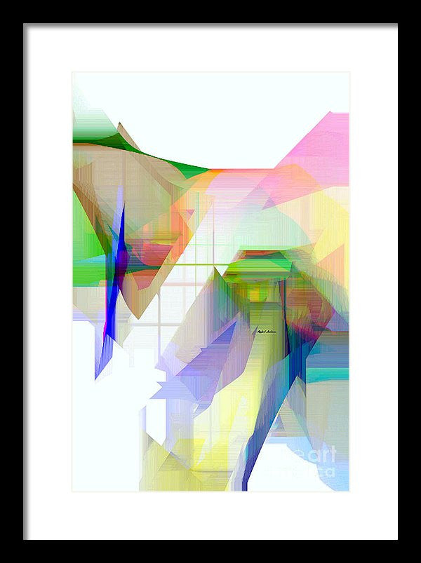 Framed Print - Abstract 9500