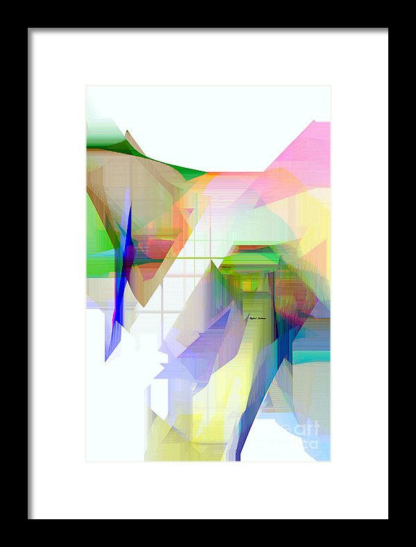 Framed Print - Abstract 9500