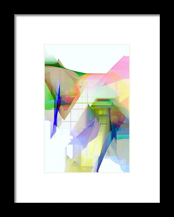 Framed Print - Abstract 9500