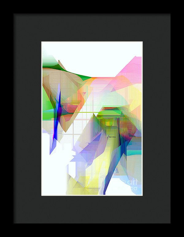 Framed Print - Abstract 9500