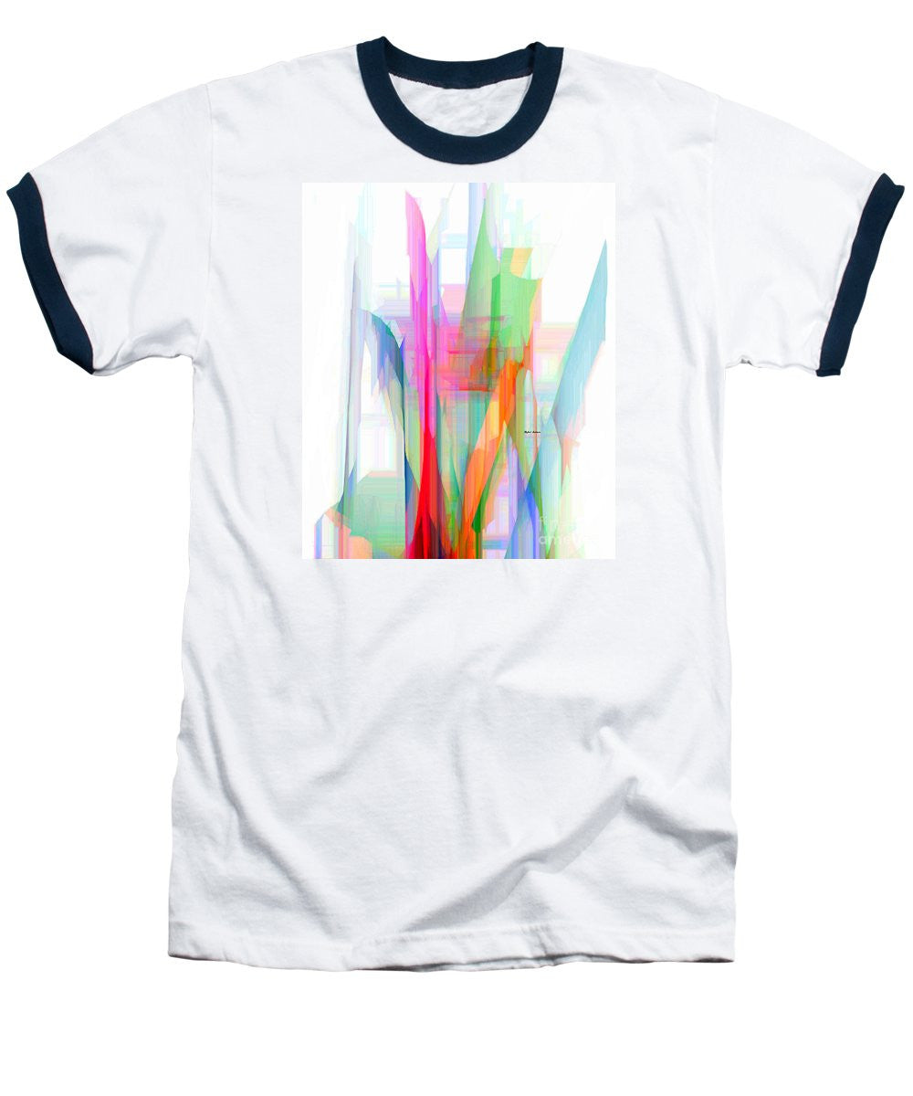 T-shirt de baseball - Abstrait 9501-001