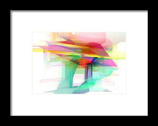 Framed Print - Abstract 9504