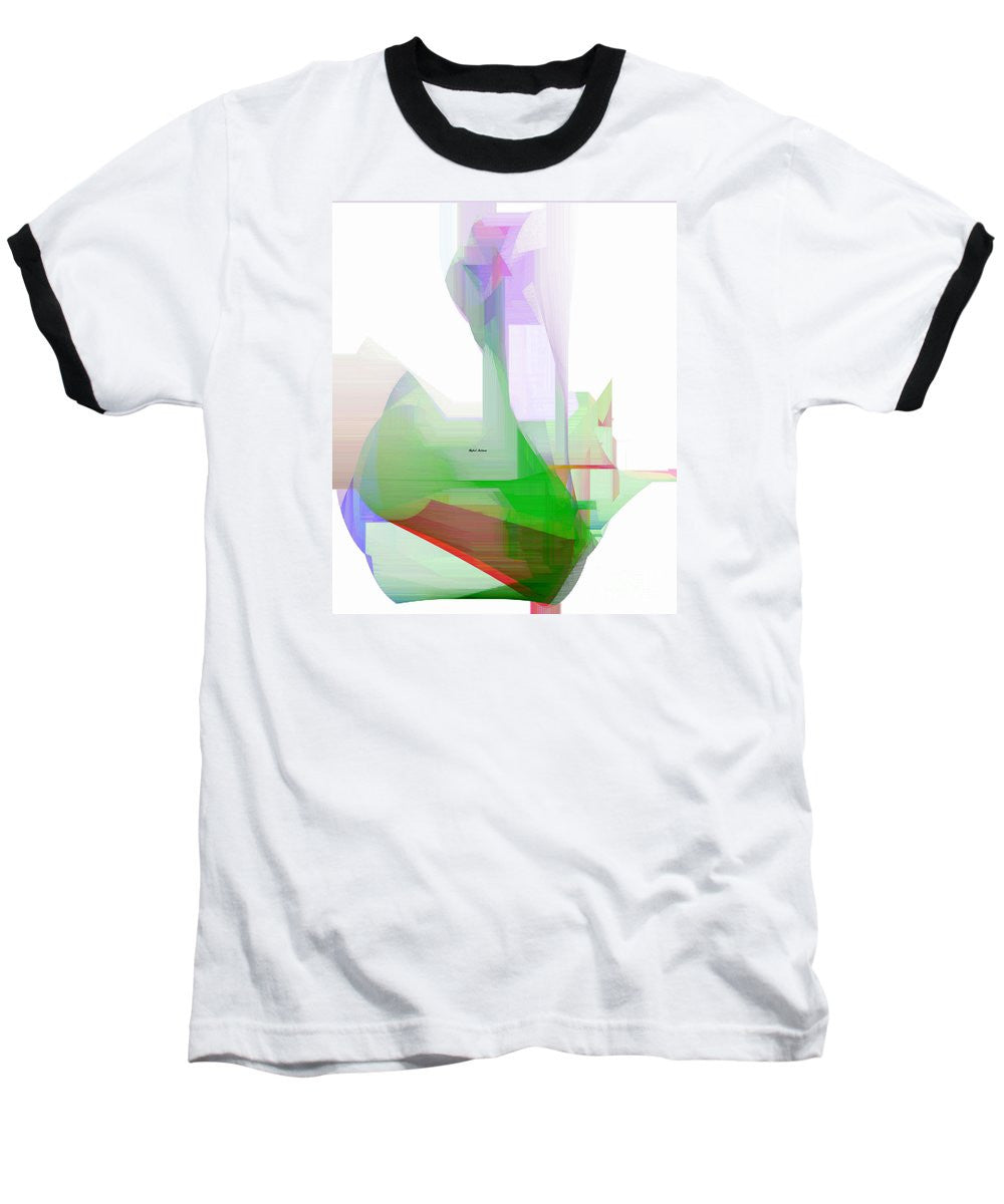 T-shirt de baseball - Abstrait 9506-001