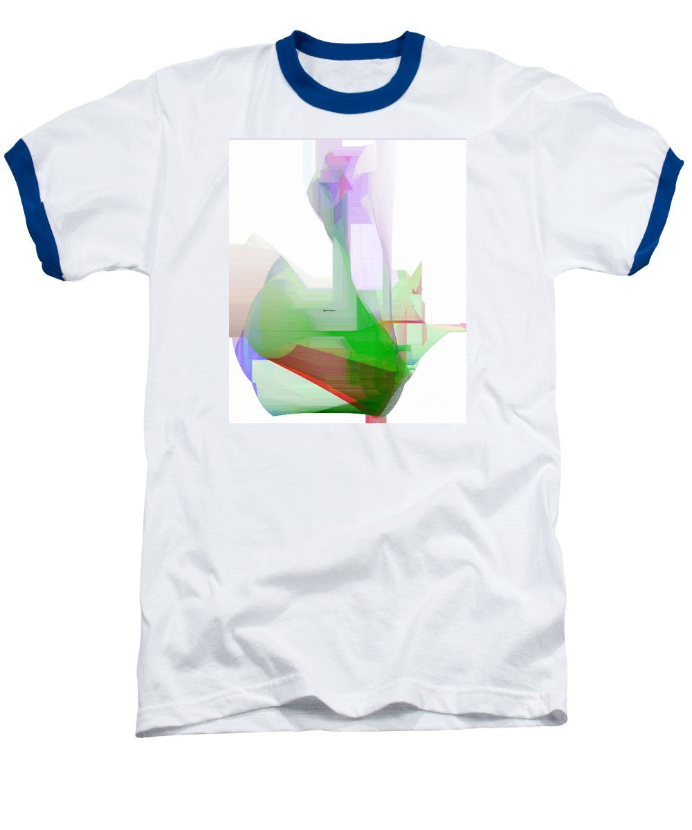 T-shirt de baseball - Abstrait 9506-001