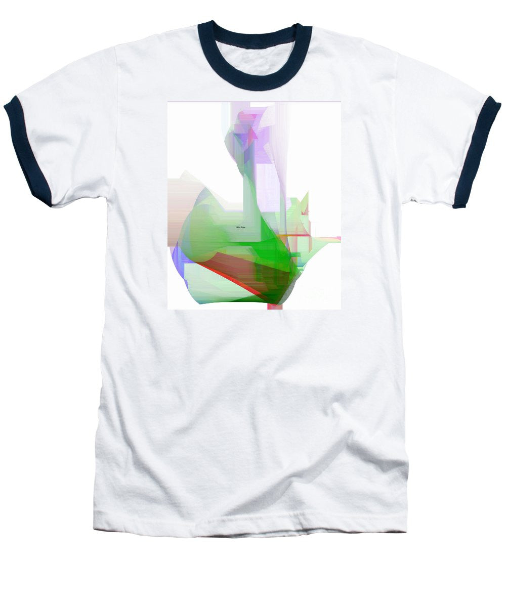 T-shirt de baseball - Abstrait 9506-001