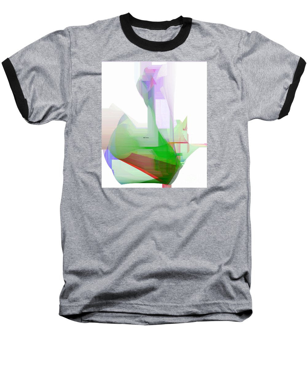 T-shirt de baseball - Abstrait 9506-001