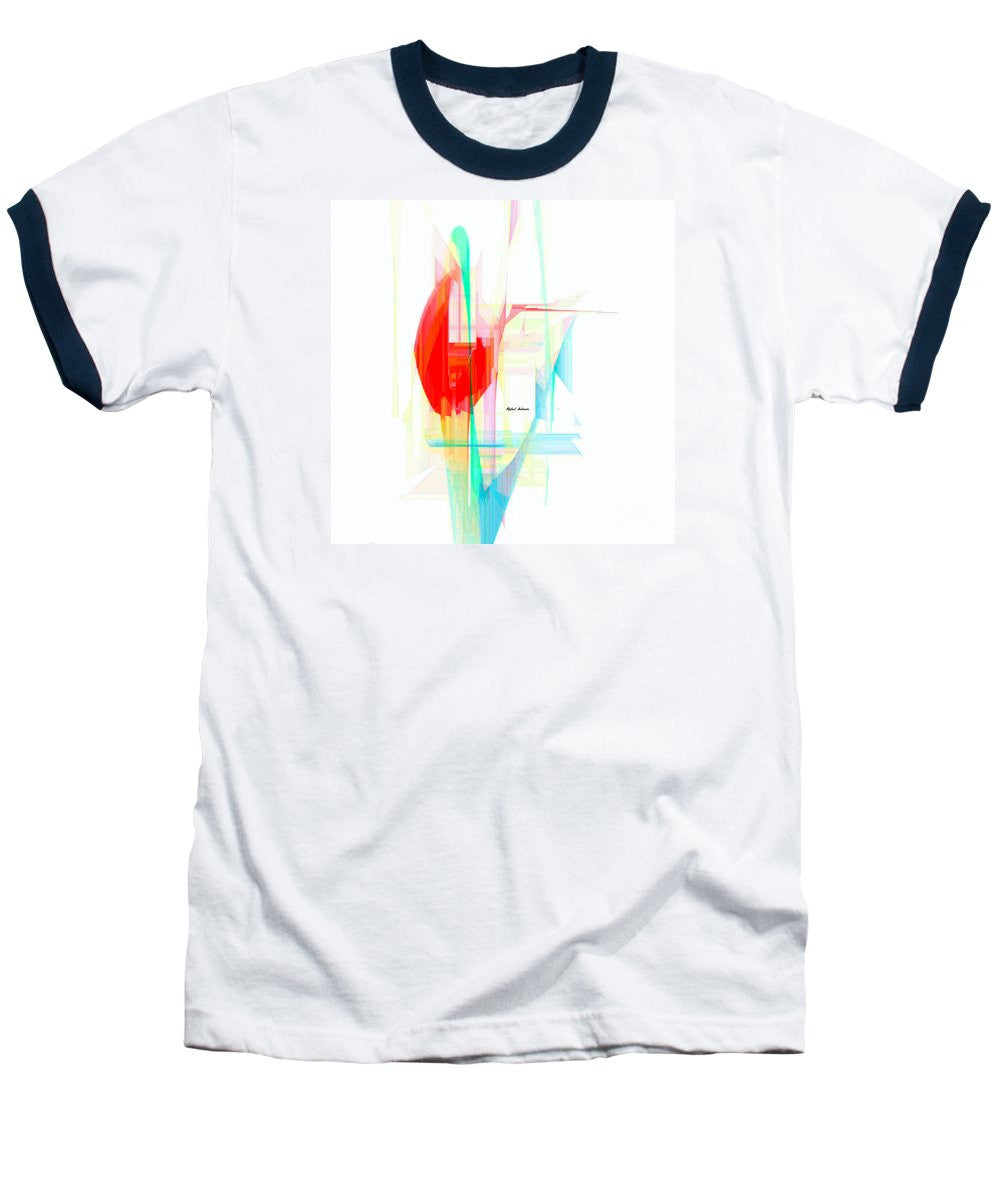 T-shirt de baseball - Abstrait 9507