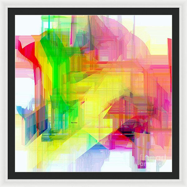 Framed Print - Abstract 9509