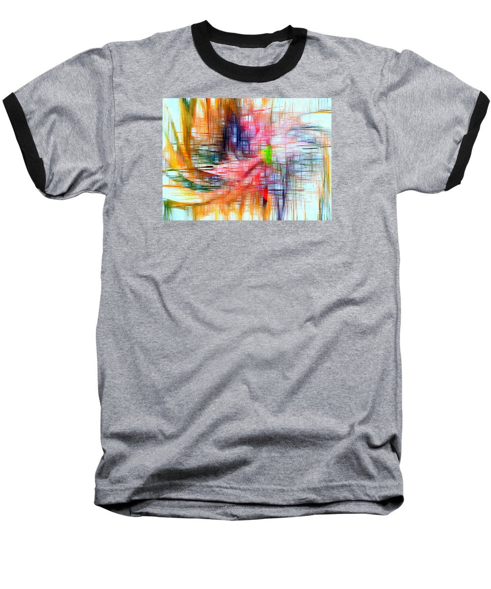 T-shirt de baseball - Abstrait 9586