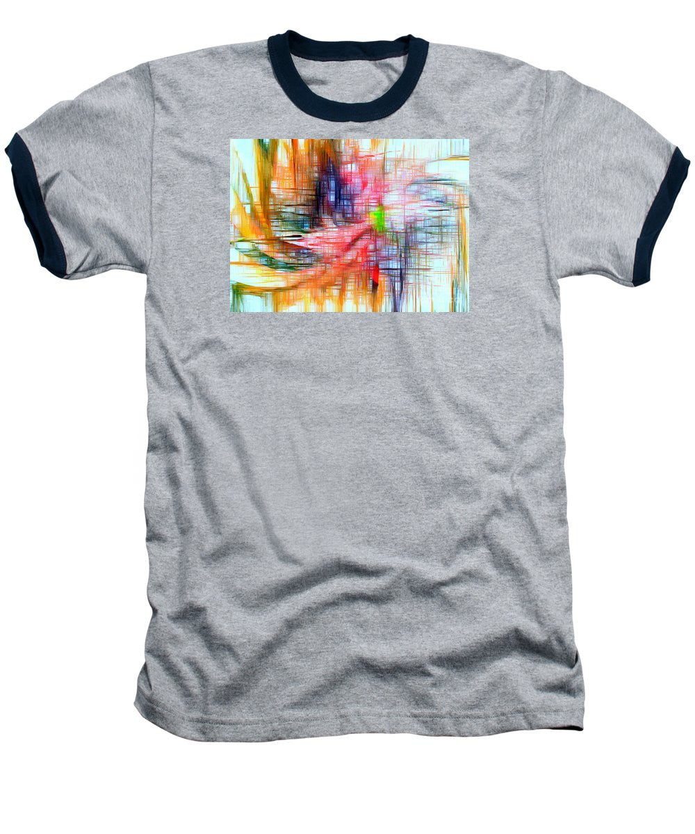 T-shirt de baseball - Abstrait 9586