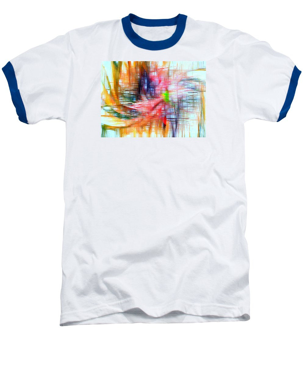 T-shirt de baseball - Abstrait 9586