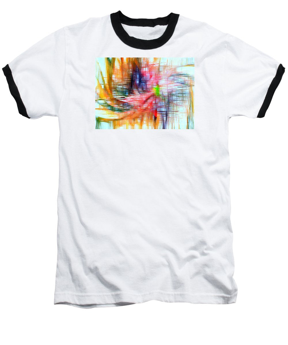 T-shirt de baseball - Abstrait 9586