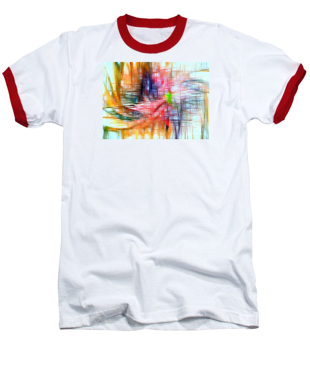 T-shirt de baseball - Abstrait 9586