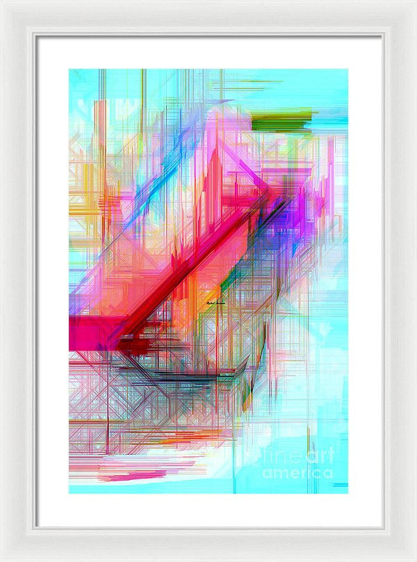 Framed Print - Abstract 9589