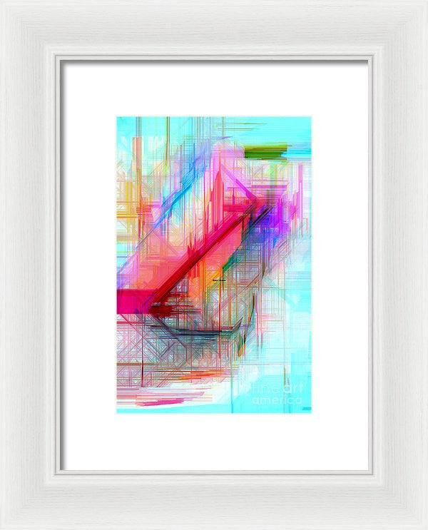 Framed Print - Abstract 9589