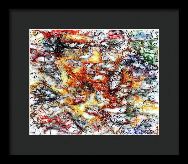 Framed Print - Abstract 9591