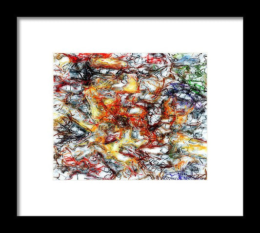 Framed Print - Abstract 9591