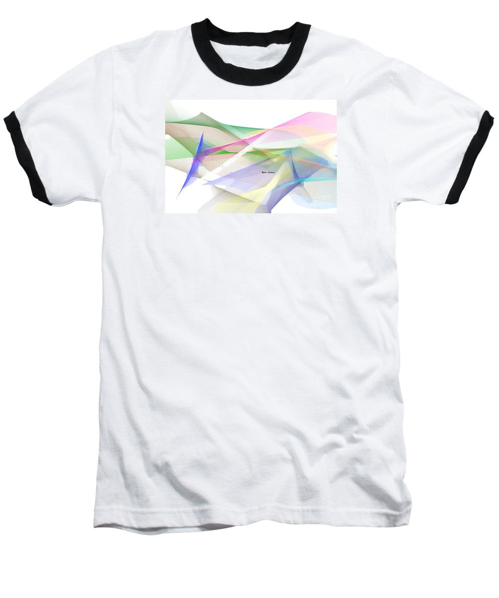 T-shirt de baseball - Abstrait 9598