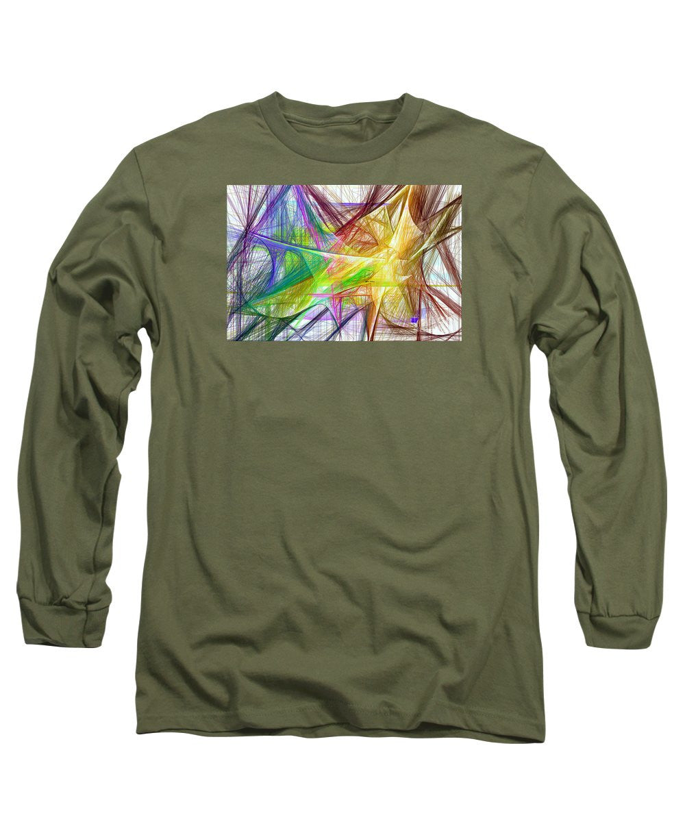 Long Sleeve T-Shirt - Abstract 9617