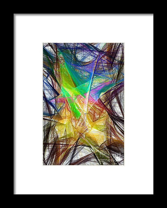 Framed Print - Abstract 9618