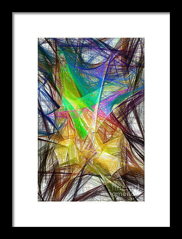 Framed Print - Abstract 9618