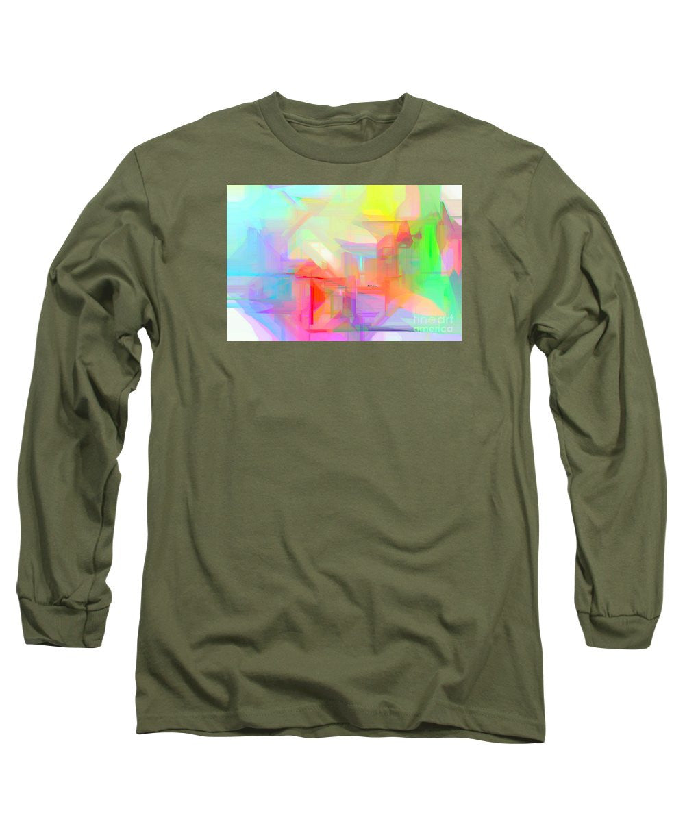 Long Sleeve T-Shirt - Abstract 9627-001