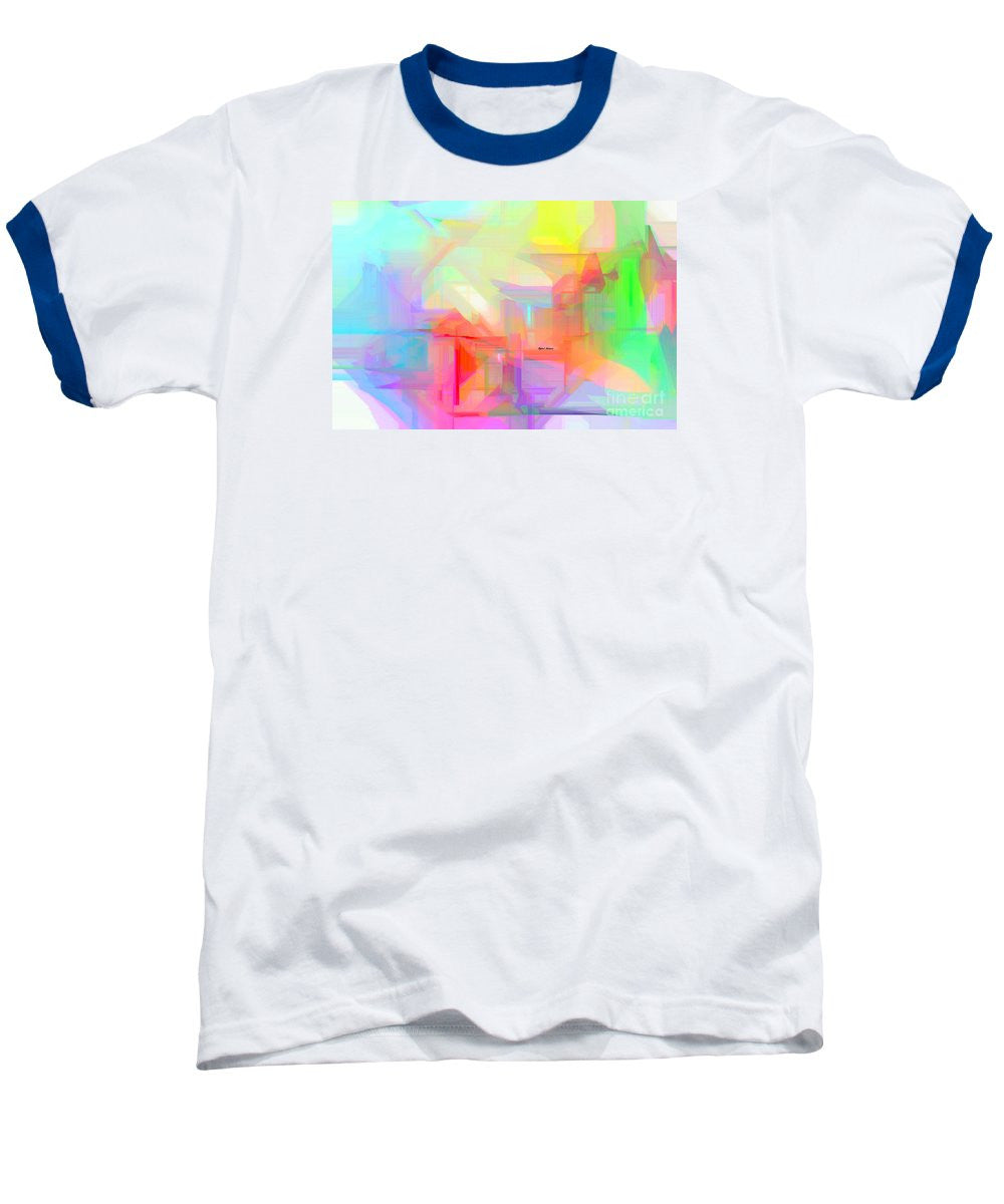 T-shirt de baseball - Abstrait 9627-001