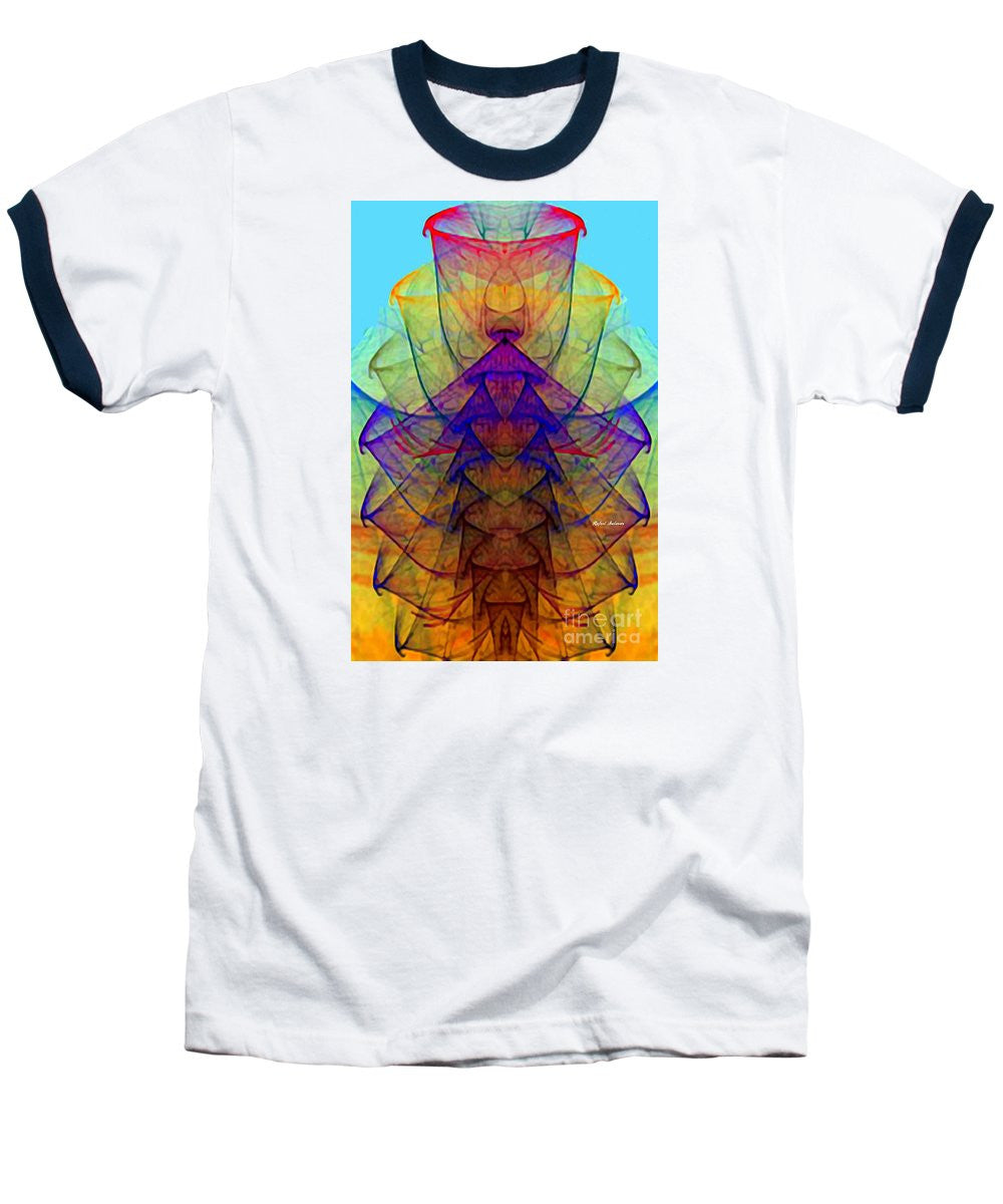 T-shirt de baseball - Abstrait 9714