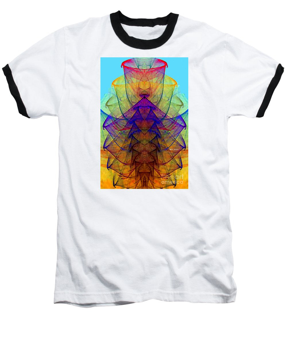 T-shirt de baseball - Abstrait 9714