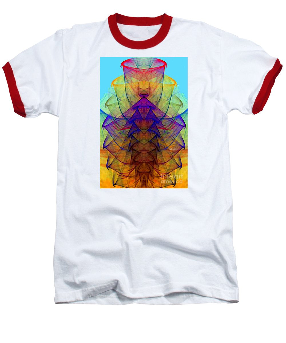 T-shirt de baseball - Abstrait 9714