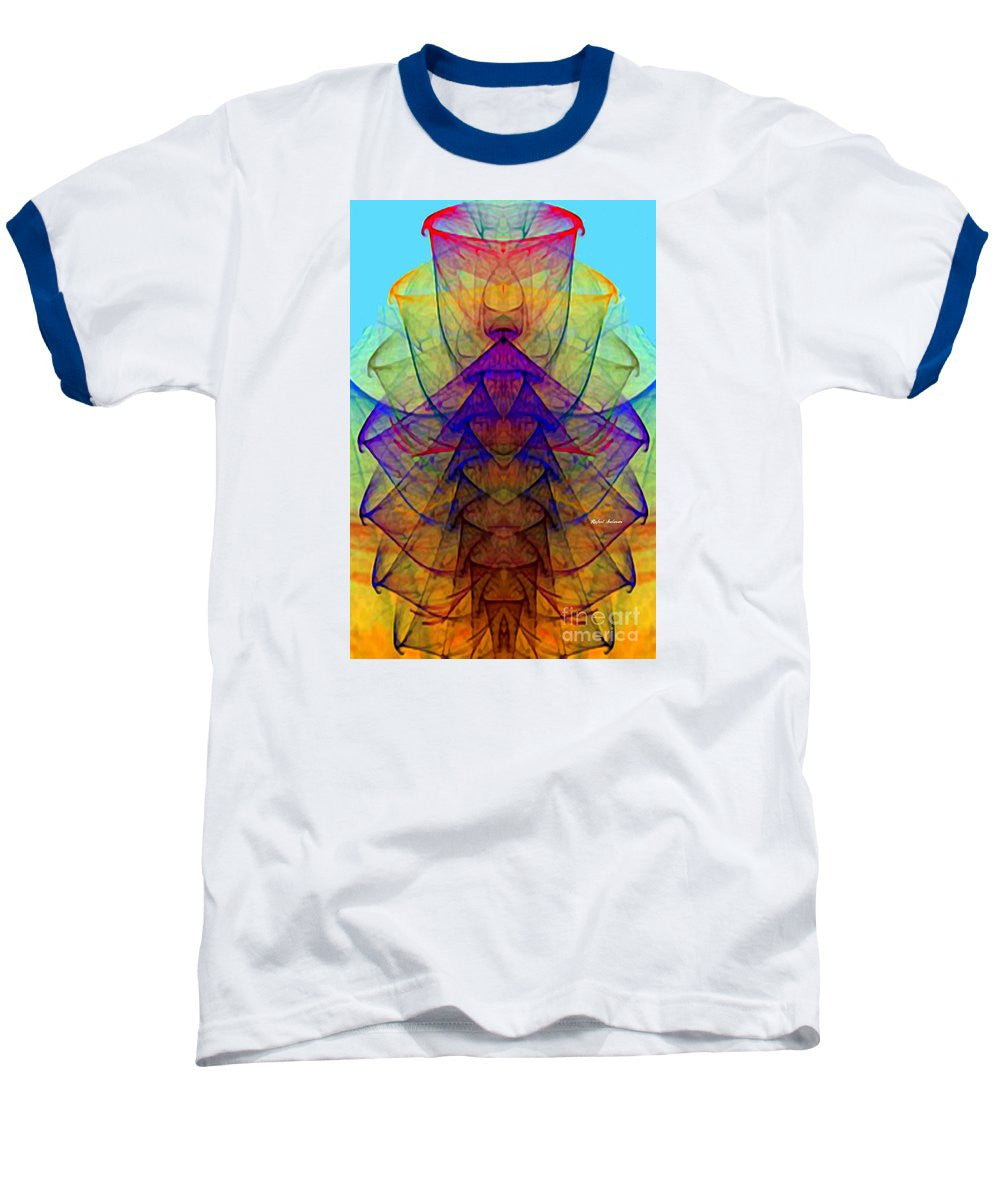 T-shirt de baseball - Abstrait 9714