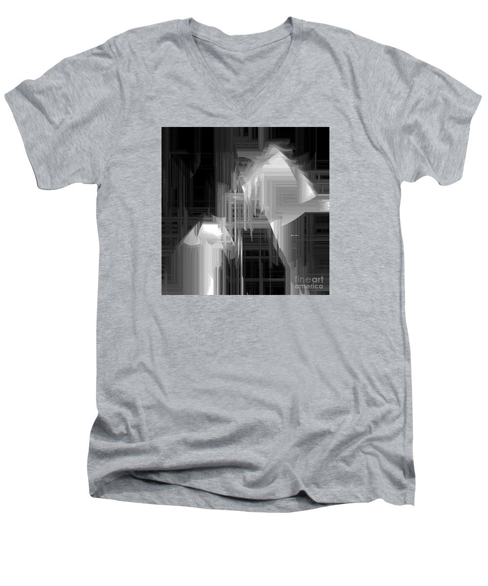 Men's V-Neck T-Shirt - Abstract 9720