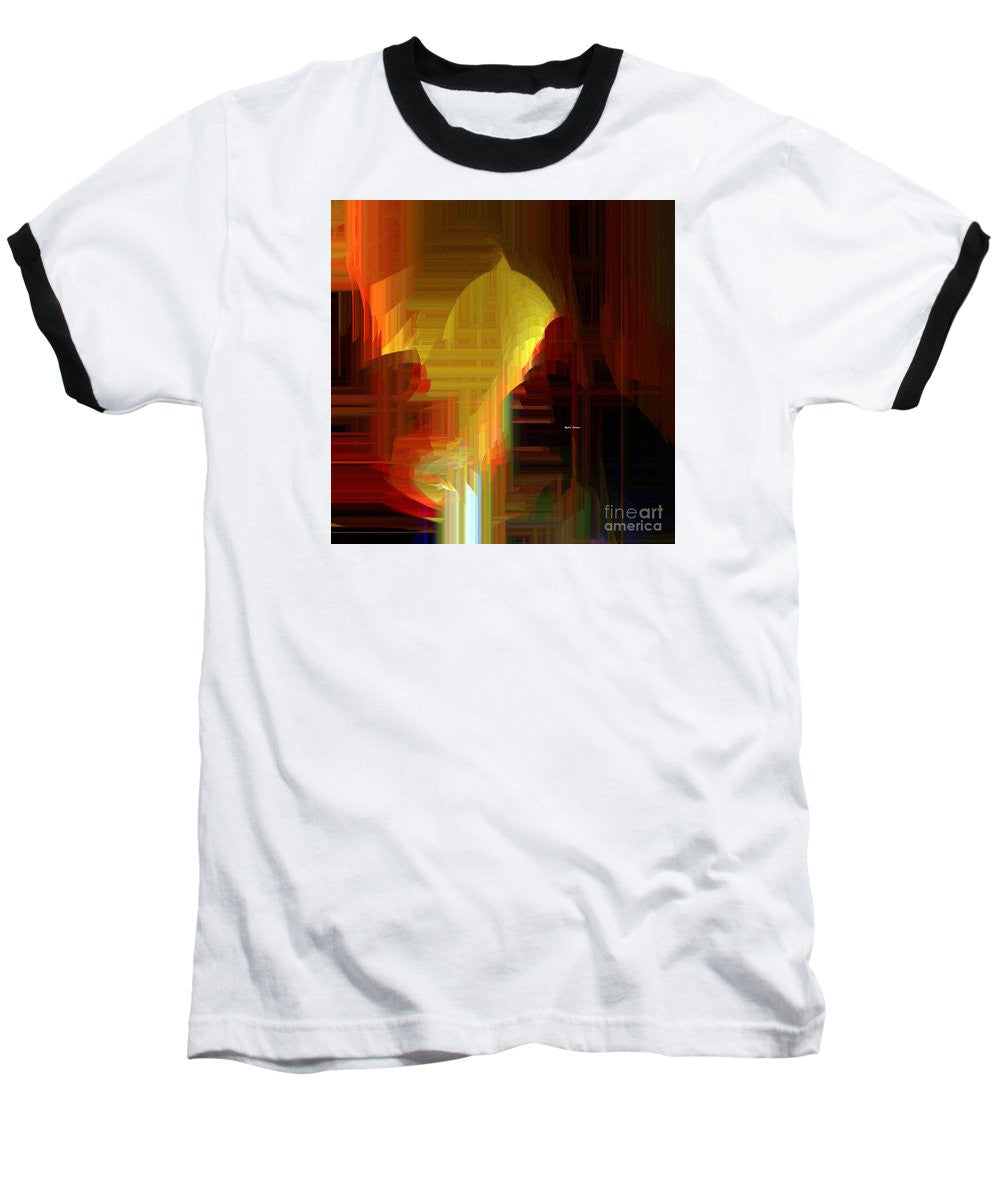 T-shirt de baseball - Abstrait 9721