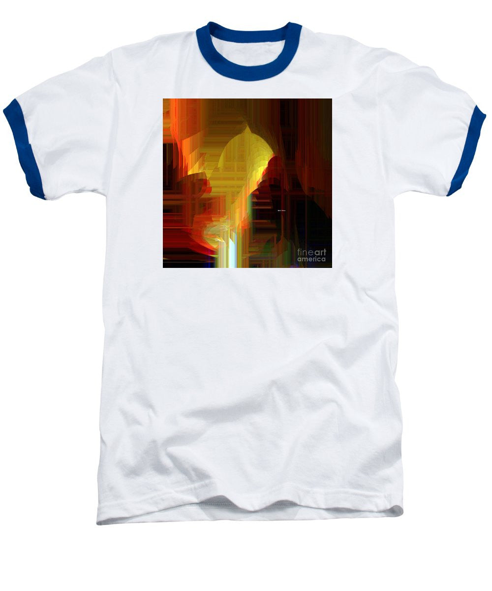 T-shirt de baseball - Abstrait 9721