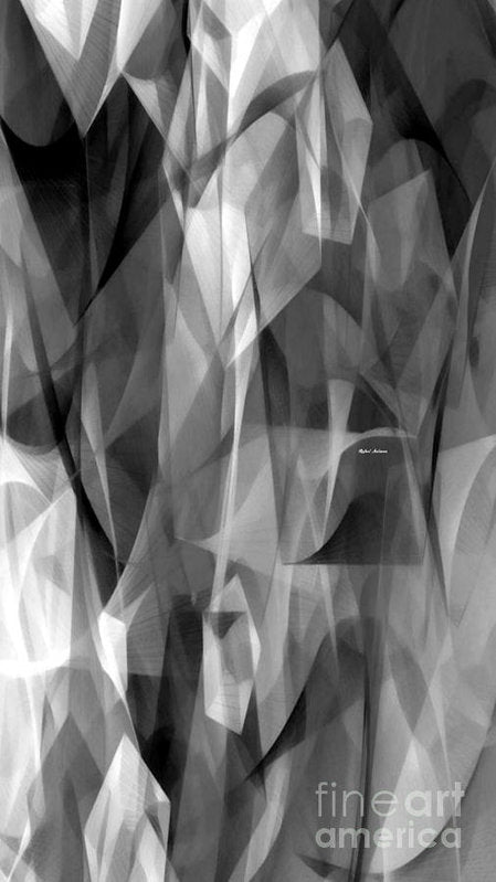 Abstract Black And White Symphony - Art Print