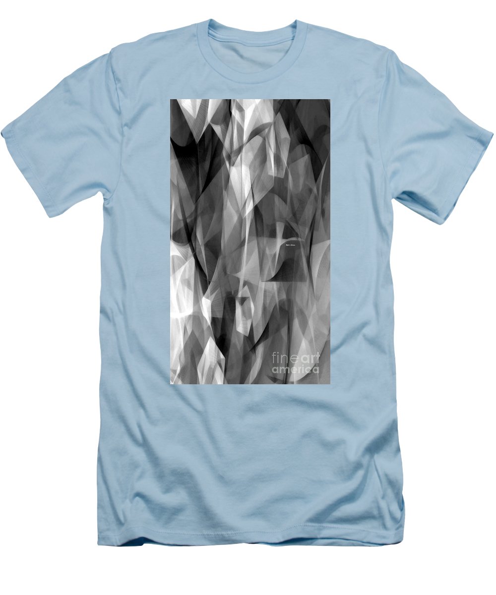 Abstract Black And White Symphony - Men's T-Shirt (Athletic Fit)