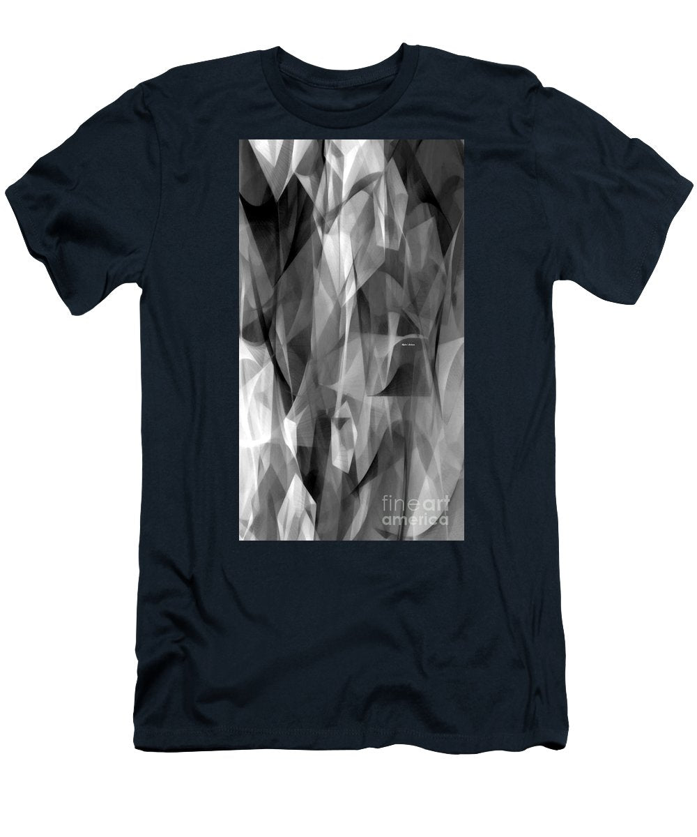 Abstract Black And White Symphony - Men's T-Shirt (Athletic Fit)