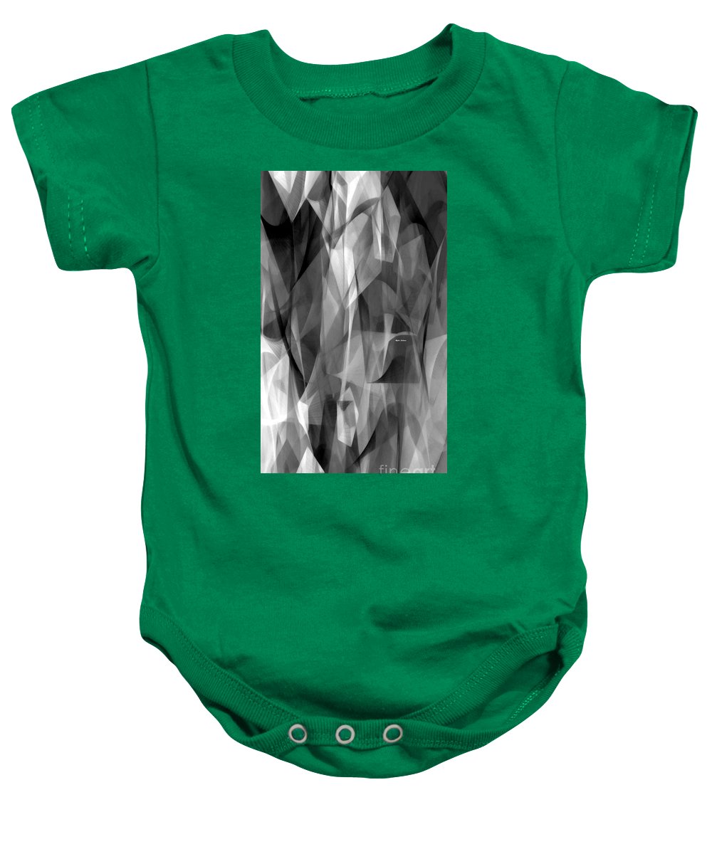 Abstract Black And White Symphony - Baby Onesie