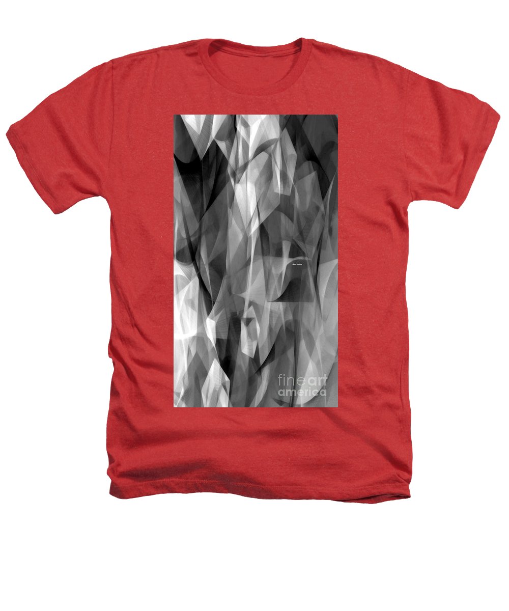 Abstract Black And White Symphony - Heathers T-Shirt