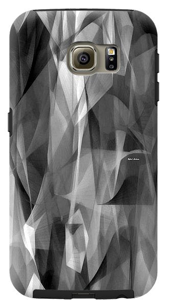 Abstract Black And White Symphony - Phone Case