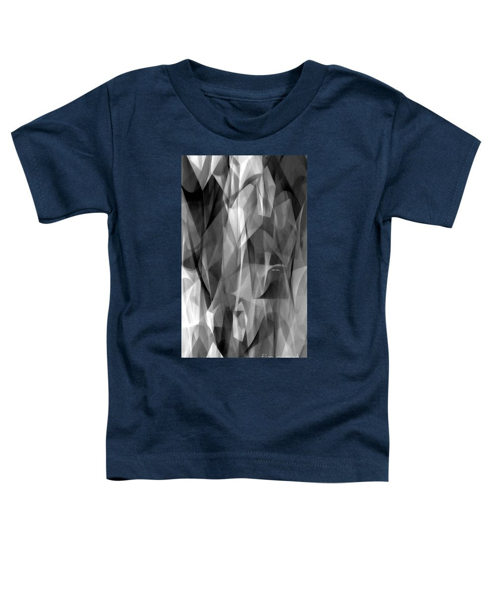 Symphonie abstraite en noir et blanc - T-shirt pour tout-petit