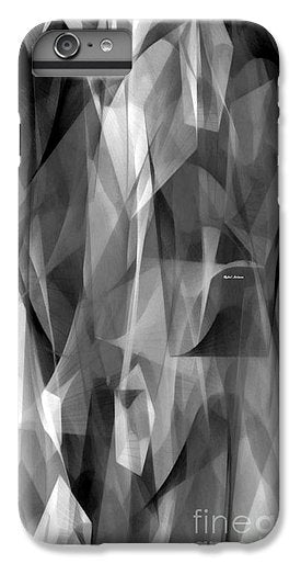 Abstract Black And White Symphony - Phone Case