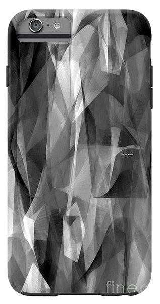 Abstract Black And White Symphony - Phone Case