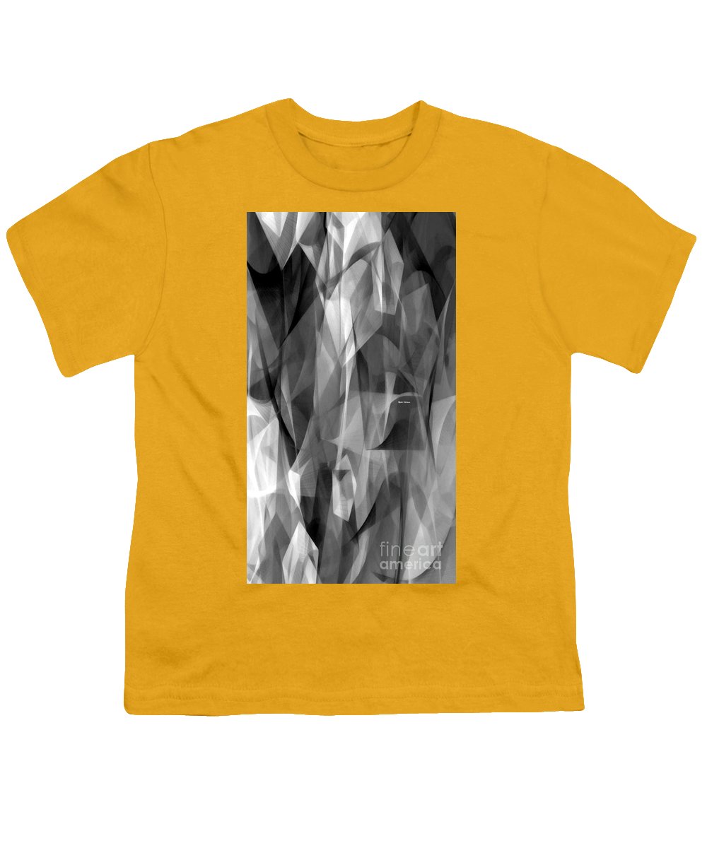 Abstract Black And White Symphony - Youth T-Shirt