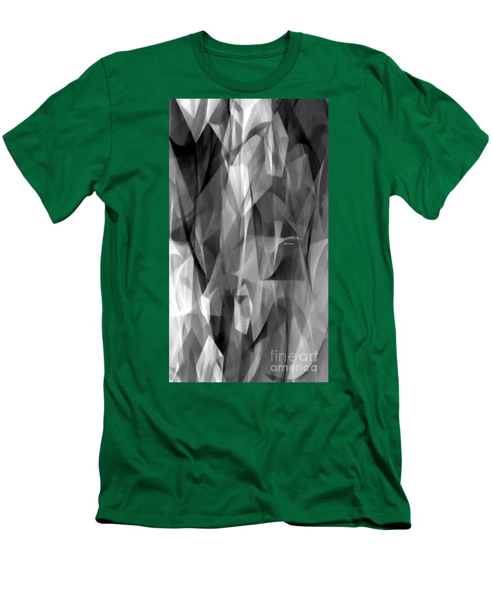 Abstract Black And White Symphony - Men's T-Shirt (Athletic Fit)